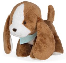 Plyšové a textilní hračky - Plyšový pes Les Amis Tiramisu Dog Kaloo hnědý 18 cm z jemného plyše v dárkové krabičce od 0 měsíců_2