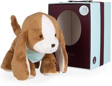 Plyšové zvieratká -  NA PREKLAD - Perro de peluche Les Amis Tiramisu Dog Kaloo Marrón 18 cm de peluche suave en una caja de regalo desde 0 meses._0