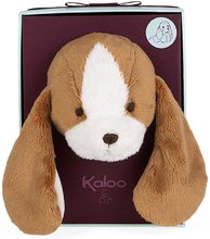 Plyšové a textilní hračky - Plyšový pes Les Amis Tiramisu Dog Kaloo hnědý 18 cm z jemného plyše v dárkové krabičce od 0 měsíců_3