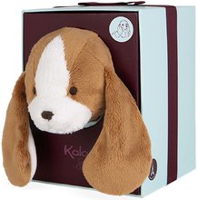 Plyšové a textilní hračky - Plyšový pes Les Amis Tiramisu Dog Kaloo hnědý 18 cm z jemného plyše v dárkové krabičce od 0 měsíců_11