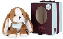 Plyšové a textilní hračky - Plyšový pes Les Amis Tiramisu Dog Kaloo hnědý 14 cm z jemného plyše v dárkové krabičce od 0 měsíců_1