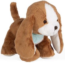 Plyšové a textilní hračky - Plyšový pes Les Amis Tiramisu Dog Kaloo hnědý 14 cm z jemného plyše v dárkové krabičce od 0 měsíců_0