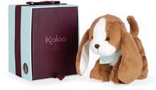 Jucării de pluș și textile - Cățeluș de pluș Les Amis Tiramisu Dog Kaloo maro din pluș moale în cutie cadou de la 0 luni_8
