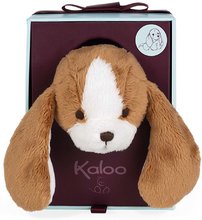 Plyšové a textilní hračky - Plyšový pes Les Amis Tiramisu Dog Kaloo hnědý 14 cm z jemného plyše v dárkové krabičce od 0 měsíců_9
