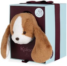 Plyšové a textilní hračky - Plyšový pes Les Amis Tiramisu Dog Kaloo hnědý 14 cm z jemného plyše v dárkové krabičce od 0 měsíců_10