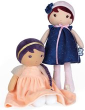 Păpuși de cârpă - Păpușă pentru bebeluși cu melodie Tendresse Aurore K Doll Kaloo 32 cm din material plăcut în rochiță albastră de la 0 luni_5
