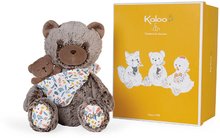 Plišasti medvedki - Plišasti očka medved z mladičkom Linoo Bear Dad Plush Oscar Kaloo rjav 35 cm iz nežnega pliša v darilni embalaži od 0 mes_1