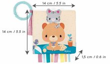 Jucării deasupra pătuțului - Carte textilă ursuleț Choo at home Activity Book Kaloo cu cerc pentru cei mici de la 0 luni_2