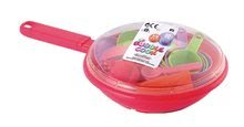 Játékkonyha kiegészítők és edények - Serpenyő Bubble Cook Écoiffier Edényekkel 18 kiegészítővel rózsaszín 18 hó-tól_0