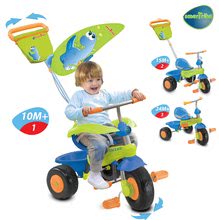 Trojkolky od 10 mesiacov - Trojkolka Candy Dino smarTrike modro-zelená od 10 mes_0