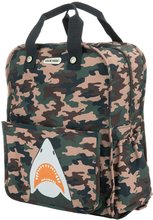 Školské tašky a batohy - Školská taška batoh Backpack Amsterdam Large Camo Shark Jack Piers veľká ergonomická luxusné prevedenie od 6 rokov 36*29*13 cm_1