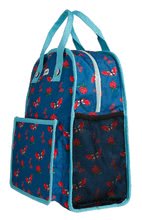 Genți și ghiozdane școlare - Geantă școlară rucsac Backpack Amsterdam Large Rose Garden Jack Piers mare design ergonomic de lux de la 6 ani 30*39*16 cm_0