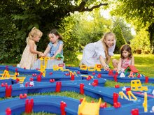 Wasserstraßen für Kinder - Wasserstraßen-Set Adventure Land AquaPlay Abenteuer unter dem Wasserfall und ContainerPort mit Kran und Ersatzteilen_32