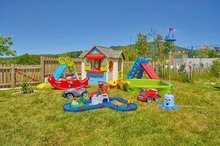 Wasserstraßen für Kinder - Wasserbahn Adventure Land AquaPlay Abenteuer unter einem Wasserfall und in einem Bergturm sowie mit der Wasserkanone auf der Insel_17