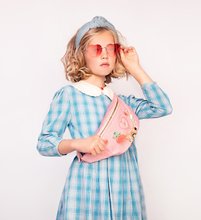 Školní tašky a batohy - Ledvinka Fanny Pack Banane Vichy Love Pink Jeune Premier růžová s nastavitelnou délkou luxusní provedení_0