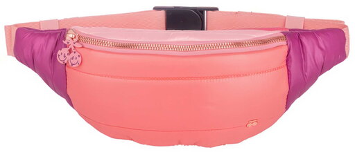 Ľadvinka Fanny Pack Banane Puffer Pink Jeune Premier ružová s nastaviteľnou dĺžkou luxusné prevedenie