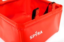 Vodné pištoľky - Nádrž pre vodné pištole SpyBase Red Spyra červená s objemom 20 litrov odolná skladacia s popruhmi od 8 rokov_2