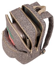 Šolske torbe in nahrbtniki - Šolska torba nahrbtnik Backpack Jackie Leopard Cherry Jeune Premier ergonomska luksuzni dizajn 39*27 cm_0