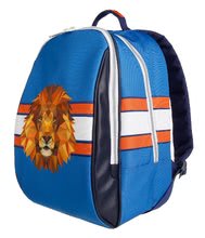 Genți și ghiozdane școlare - Rucsac școlar Backpack James Lion Head Jeune Premier design ergonomic de lux_1