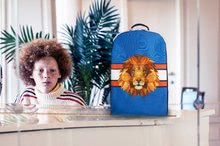 Školské tašky a batohy - Školská taška batoh Backpack James Lion Head Jeune Premier ergonomický luxusné prevedenie_0