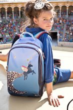 Genți și ghiozdane școlare - Ghiozdan școlar Backpack James Unicorn Universe Jeune Premier design ergonomic de lux 42*30 cm_1