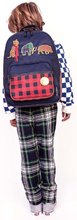 Genți și ghiozdane școlare - Ghiozdan școlar Backpack Bobbie Tartans Jeune Premier design ergonomic de lux 41*30 cm_1
