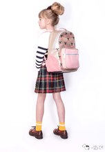 Genți și ghiozdane școlare - Ghiozdan școlar Backpack Bobbie Cherry Pompon Jeune Premier design ergonomic de lux 41*30 cm_1