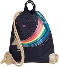 Školský vak na telocvik a prezuvky City Bag Unicorn Gold Jeune Premier