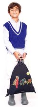 Vrečke za copate - Šolska vrečka za športno opremo in copate City Bag Tartans Jeune Premier ergonomska luksuzni dizajn 40*36 cm_1