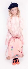 Tornazsákok - Tornazsák papucsra és tornaruhára City Bag Lady Gadget Pink Jeune Premier ergonomikus luxus kivitel 40*36 cm_2