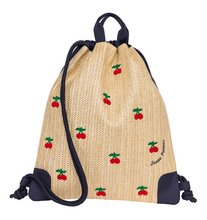Školský vak na telocvik a prezuvky City Bag Raffia Cherry Jeune Premier