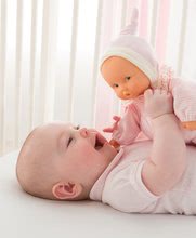 Játékbabák 0 hónapos kortól - Játékbaba Babipouce Pink Striped Mon Doudou Corolle kék szemekkel és csücsörítő szájjal 28 cm 0 hó-tól_0