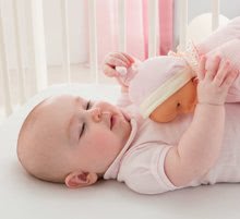 Igrače dojenčki od 0. meseca - Dojenček Babipouce Pink Striped Mon Doudou Corolle z modrimi očkami in našobljenimi ustnicami 28 cm od 0 mes_1