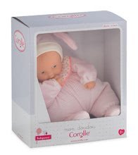 Igrače dojenčki od 0. meseca - Dojenček Babipouce Pink Striped Mon Doudou Corolle z modrimi očkami in našobljenimi ustnicami 28 cm od 0 mes_2