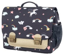 Teczki szkolne - Szkolna torba Classic Midi Rainbow Unicorn Jeune Premier ergonomiczne luksusowe wykonanie 30*38 cm_0