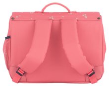 Teczki szkolne - Torebka szkolna Classic Midi Cherry Glitter Pink Jeune Premier ergonomiczne luksusowe wykonanie 30*38 cm_0