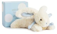 Plyšové zajace - Plyšový zajačik Lapin Bonbon Doudou et Compagnie modrý 20 cm v darčekovom balení od 0 mes_1