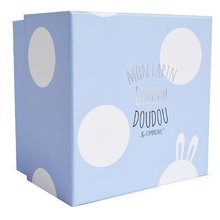 Plišasti zajčki - Plyšový zajačik Lapin Bonbon Doudou et Compagnie modrý 20 cm v darčekovom balení od 0 mes DC1238_3