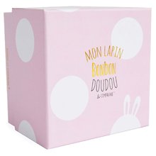 Plyšové zajace - Plyšový zajačik Lapin Bonbon Doudou et Compagnie ružový 20 cm v darčekovom balení od 0 mes_2