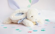 Plyšové zajace - Plyšový zajačik Lapin Bonbon Doudou et Compagnie modrý 30 cm v darčekovom balení od 0 mes_2