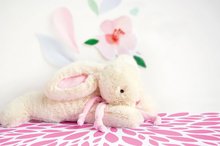 Plyšové zajace - Plyšový zajačik Lapin Bonbon Doudou et Compagnie ružový 30 cm v darčekovom balení od 0 mes_0