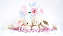 Plyšové zajace - Plyšový zajačik Lapin Bonbon Doudou et Compagnie ružový 30 cm v darčekovom balení od 0 mes_1