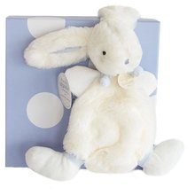 Plyšové zajace - Plyšový zajačik Lapin Bonbon Doudou et Compagnie modrý 26 cm v darčekovom balení od 0 mes_0