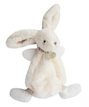 Zabawki do przytulania i zasypiania - Plyšový zajačik na maznanie Bunny Bonbon Doudou et Compagnie béžový 26 cm v darčekovom balení od 0 mes DC2123_0