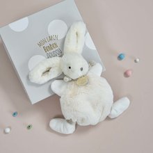Hračky na maznanie a usínanie - Plyšový zajačik na maznanie Bunny Bonbon Doudou et Compagnie béžový 26 cm v darčekovom balení od 0 mes_1