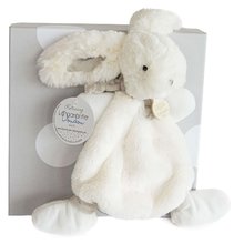 Zabawki do przytulania i zasypiania - Plyšový zajačik na maznanie Bunny Bonbon Doudou et Compagnie béžový 26 cm v darčekovom balení od 0 mes DC2123_3