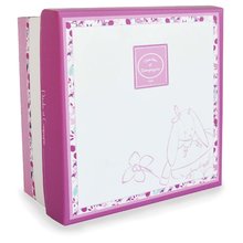 Îmbrăcăminte bebeluși - Papuci pentru bebeluși cu zornăitoare Lapin Cerise Doudou et Compagnie roz în ambalaj cadou de la 6-12 luni_2