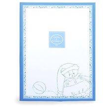 Igračke za grljenje i spavanje - Plyšový medvedík na maznanie Petit Chou Doudou et Compagnie modrý 27 cm v darčekovom balení od 0 mes DC2716_0