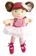 Bambole di stoffa - Bambola Les Tutus de Doudou Jolijou 23 cm in vestito rosa di tessuto morbido 3 diversi tipi dai 4 anni_0