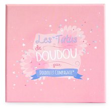 Szmaciane lalki - Lalka Les Tutus de Doudou Jolijou 23 cm w różowej sukience z miękkiej tkaniny 3 różne rodzaje od 4 lat_1